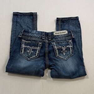 Rock Revival Blue Straight Leg Jeans